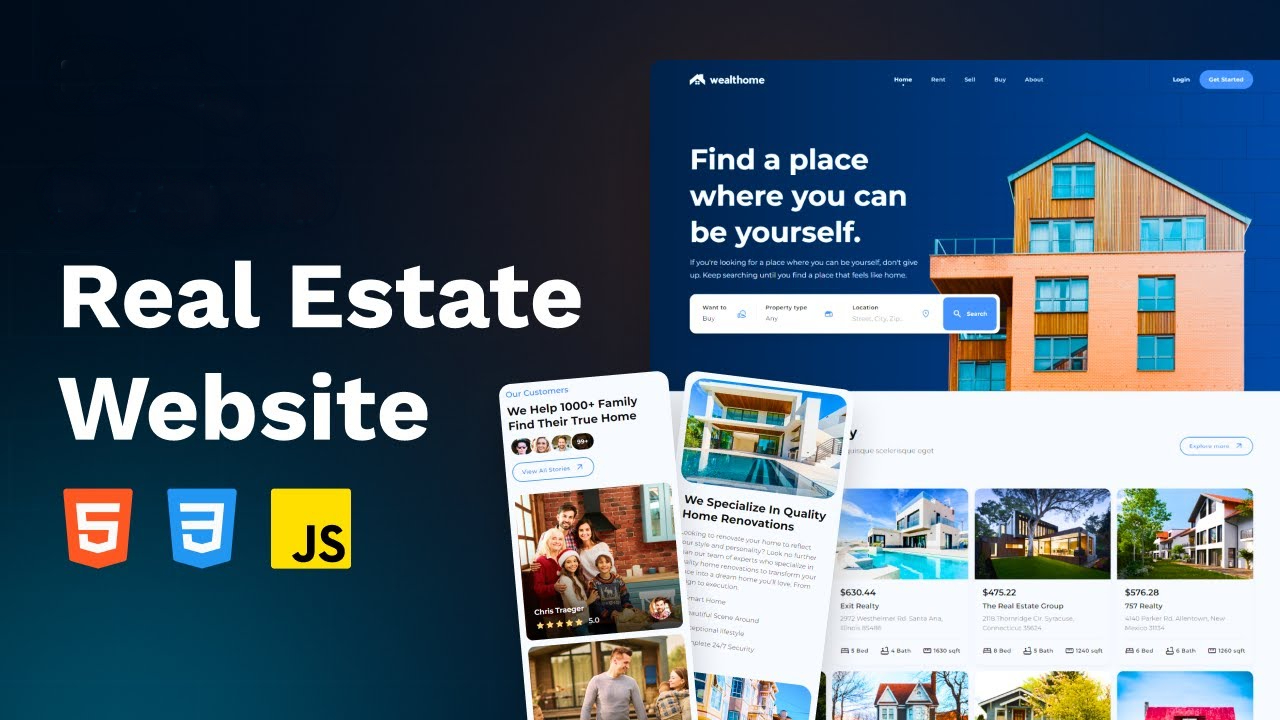 Wealthome - Real Estate Web 